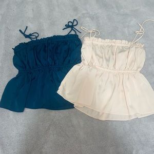 Tie String Camisole Tops